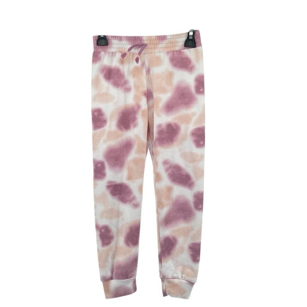 Jessica Simpson Girls Pink Tie-Dye Sweatpants Joggers Size 6 Loungewear